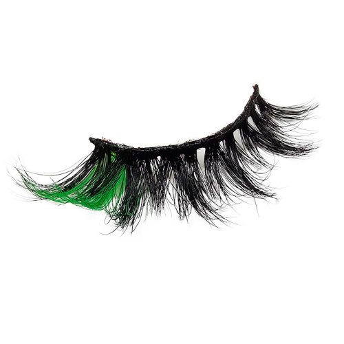 Professional Fluffy Colored Mink Eyelash CM09